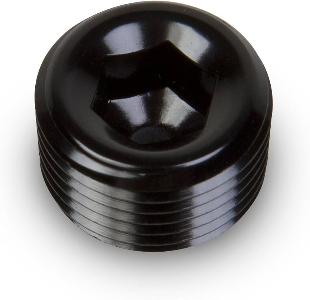 Picture of Brighton Best 231001 1/16"-27 Pipe Plugs Alloy Dry-Seal 3/4" Taper Black Oxide (Usa)